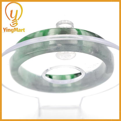 YingCollection 52mm PNJ258398 Certified Natural Color Green White To Dark Green, Grey White Jadeite Jade Bangle Bracelet, Real Gemstone