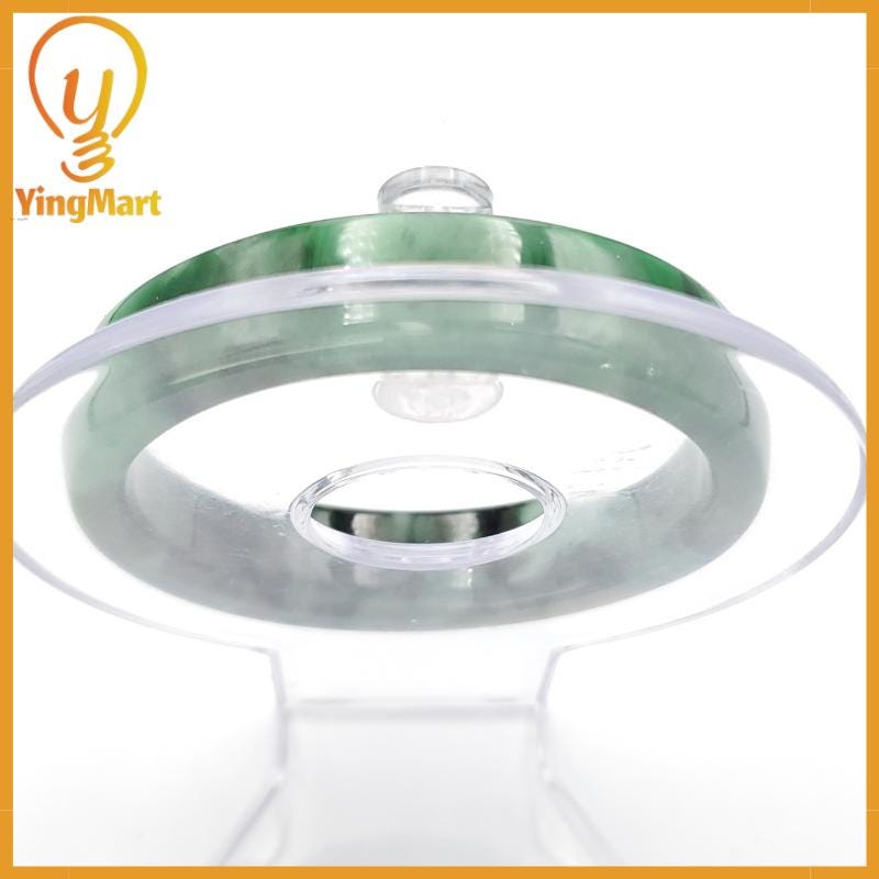 YingCollection 54mm PNJ258396 Certified Natural Color Green White To Dark Green, Grey White Jadeite Jade Bangle Bracelet, Real Gemstone