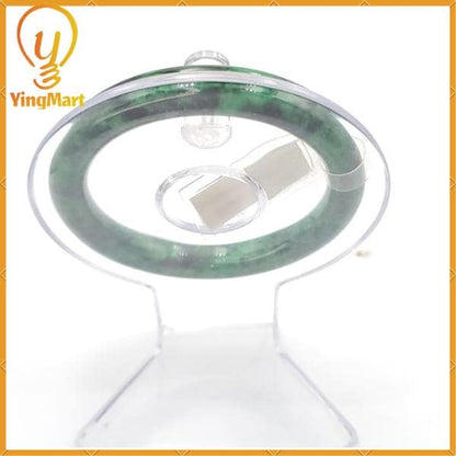 Jade Bangle 56mm PNJ Certified Bracelet | Yingmart Natural Color Green To Black Green Jadeite Jade Bangle for Men, Women, Grandmother,Sister