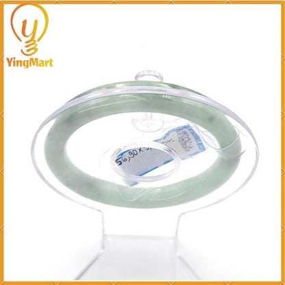Jade Bangle 56mm PNJ216970 Certified | Yingmart Natural Color Light Green, Greyish Green, Grey Jadeite for Men, Women, Grandma, Sister