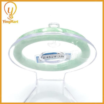 Jade Bangle 56mm PNJ250115 Certified | Yingmart Natural Color Green Jade Jadeite Bracelet Elegance for Women, Men, Grandmother, Sister