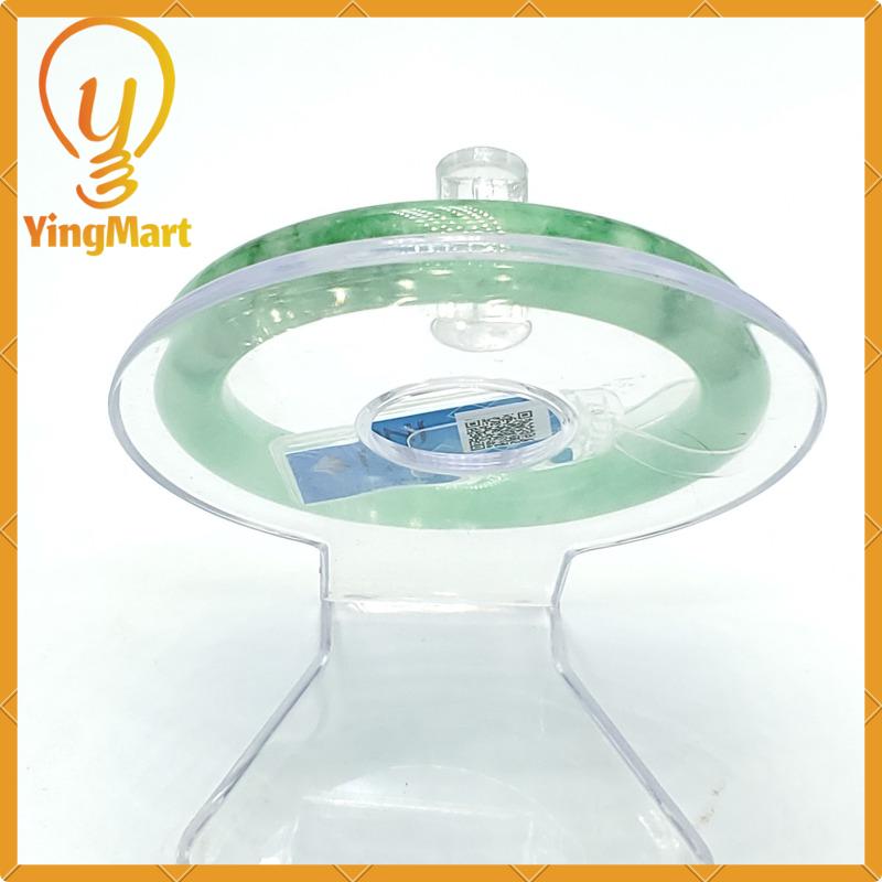 YingCollection 55mm PNJ160665 Certified Natural Color Light To Medium Green, Green VeinsJadeite Jade Bangle Bracelet, Real Gemstone