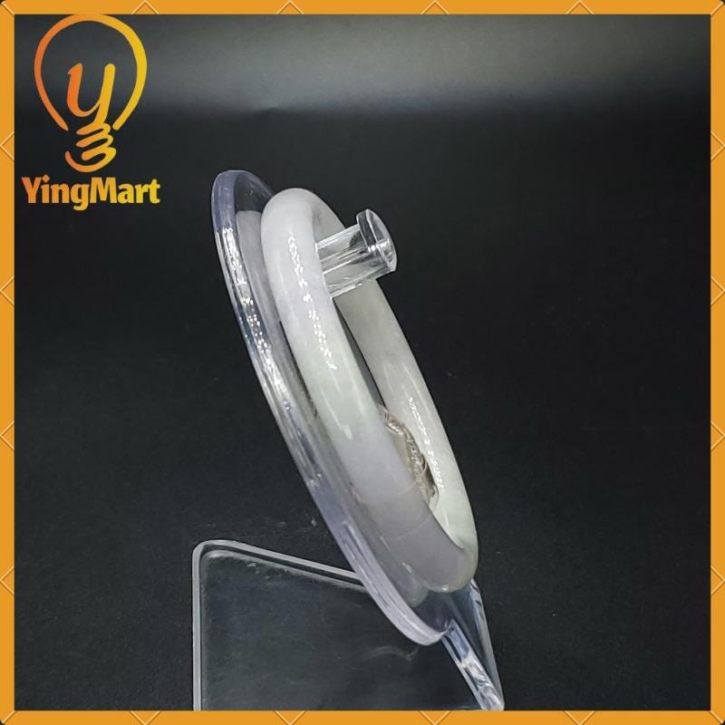 Jade Bangle 53mm PNJ43701 Certified | Yingmart Natural Color Grey White Jadeite Jade Bracelet for Men, Women, Grandmother, Sister