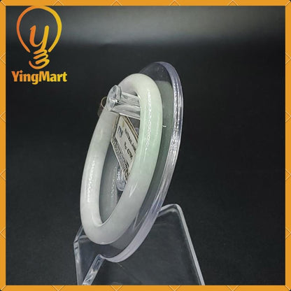 Jade Bangle 53mm PNJ43705 Certified | Yingmart Natural Color Grey White Jadeite Jade Bracelet for Men, Women, Grandmother, Sister