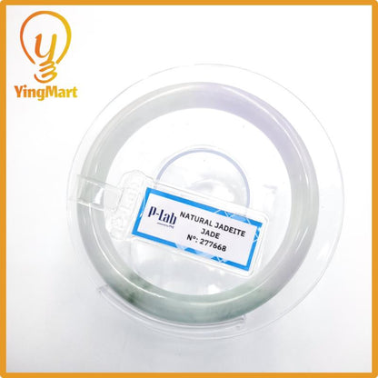 Certified 52mm PNJ277668 Jade Bangle | Natural Color White To Light Green, Purplish White,Grey Jadeite Bracelet for Men,Women,Grandma