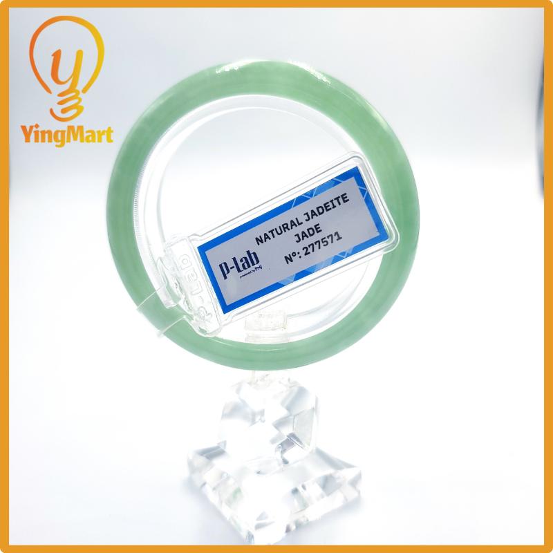Certified 48mm Natural Color Jadeite Bangle PNJ277571 | Green Jade Bangle Bracelet for Men, Women – Grandma Bracelet, Bracelet for Sister