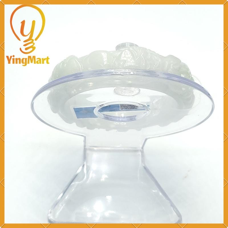 Natural Color Jadeite Jade Bangle 50mm PNJ267853 | White Grey White Jade Bracelet for Mother, Men, Grandma, Sister – Mothers day gift