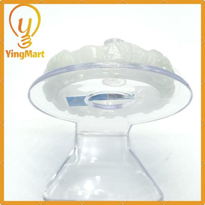 Natural Color Jadeite Jade Bangle 50mm PNJ267853 | White Grey White Jade Bracelet for Mother, Men, Grandma, Sister – Mothers day gift