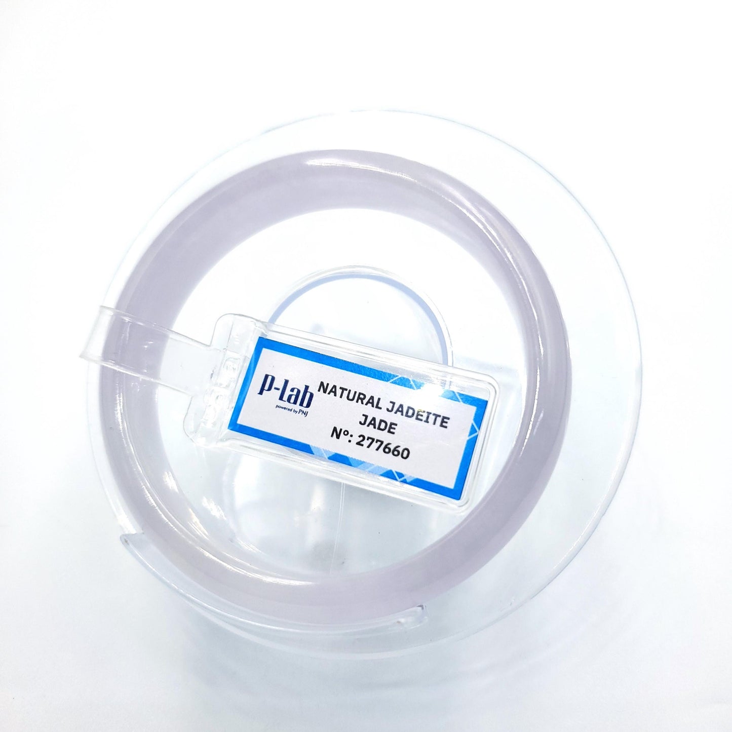 Certified 51mm PNJ277660 Real Jadeite Jade Bangle Natural Color White & Purplish White Jade Bracelet for Men, Women, Grandma,Sister