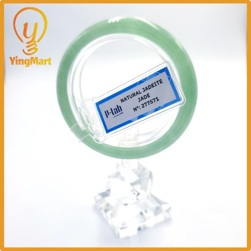 Certified 48mm Natural Color Jadeite Bangle PNJ277571 | Green Jade Bangle Bracelet for Men, Women – Grandma Bracelet, Bracelet for Sister