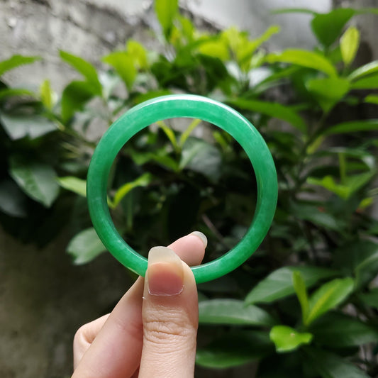 High Quality 48–72mm Jadeite Jade Green YingMart Bangle Bracelets Gift for Her Grandmother Sister Mom Grandma Mens Feng Shui Personalized