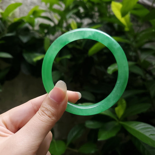Jade Bangle 48-60mm up | Yingmart Green Jade Jadeite Bracelet for Men, Women, Grandmother, Sister – Vintage Elegance