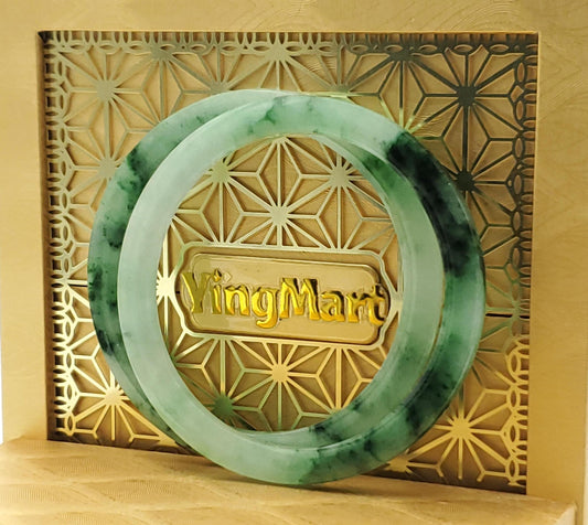 High Quality 48–72mm Natural-Colour Jade White Green Black Spot Bangle Gift for Her Mom Grandma Feng Shui Personalized Jewelry