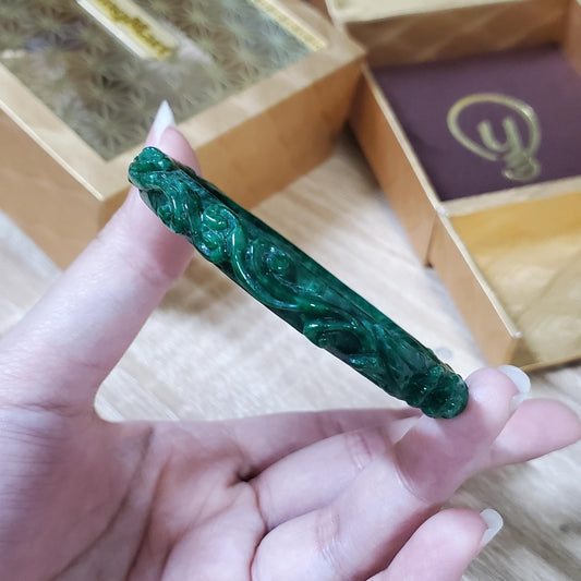 High Quality 52–54mm Jadeite Jade Green Bangle Gift for Her Grandma Mother Sister Mens Feng Shui Personalized