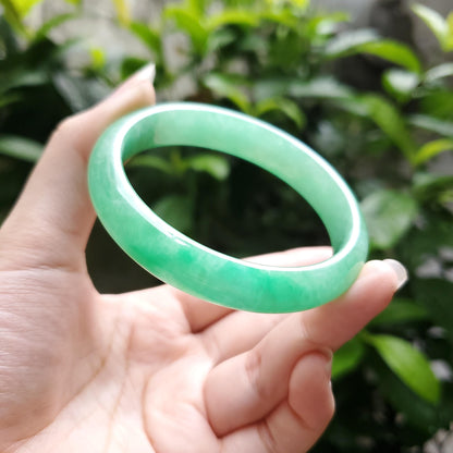High Quality 48–72mm Jadeite Jade Green YingMart Bangle, Gift for Her, Mens, Grandma, Sister, Feng Shui, Personalized