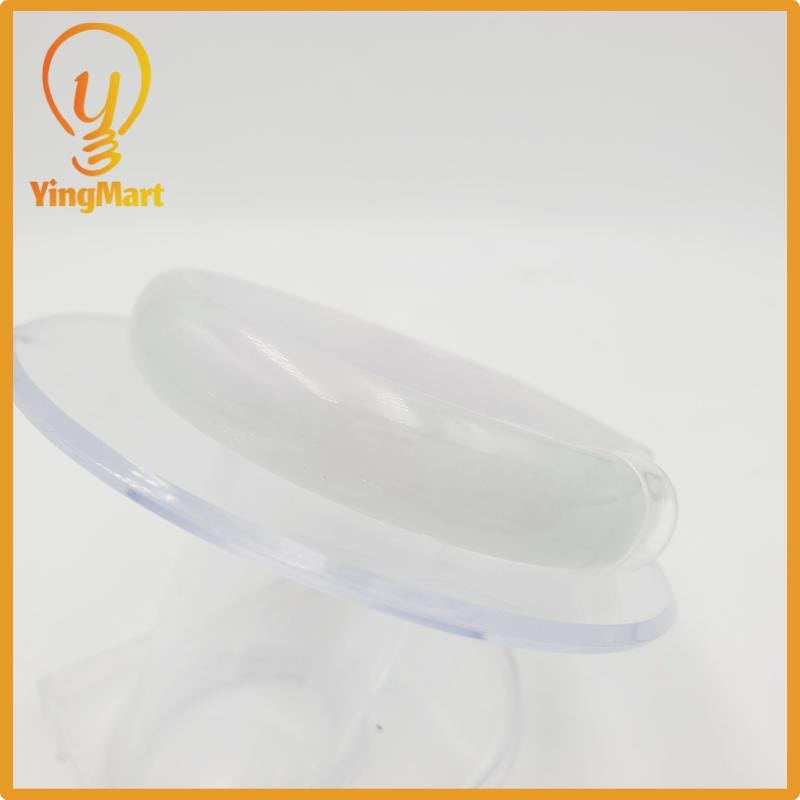 Yingmart 53mm PNJ277600 Certified Natural Color Grey White Natural Jadeite Jade Bangle Bracelet, Real Gemstone, Gift for Mom Grandma Sister