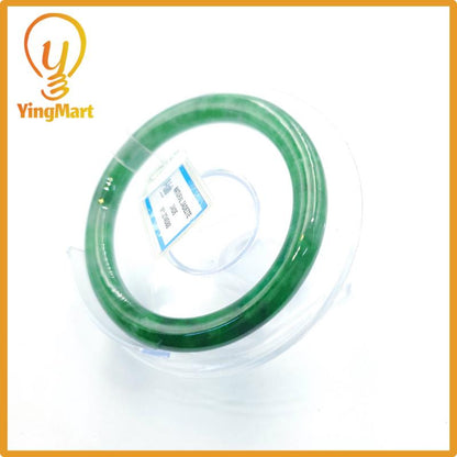 Yingmart 53mm PNJ Certified Natural Color Grey White Natural Jadeite Jade Bangle Bracelet, Real Gemstone, Gift for Her Mom Grandma Sister