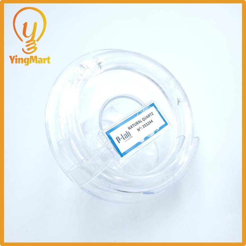 Yingmart  54mm PNJ Certified Natural Color Colorless Natural Crytal Quartz Bangle Bracelet, Real Gemstone, Gift for Her Mom Grandma Sister