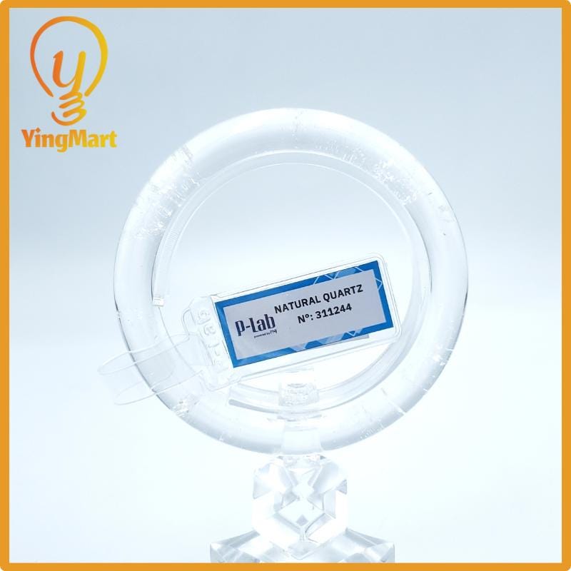 Yingmart  54mm PNJ Certified Natural Color Colorless Natural Crytal Quartz Bangle Bracelet, Real Gemstone, Gift for Her Mom Grandma Sister