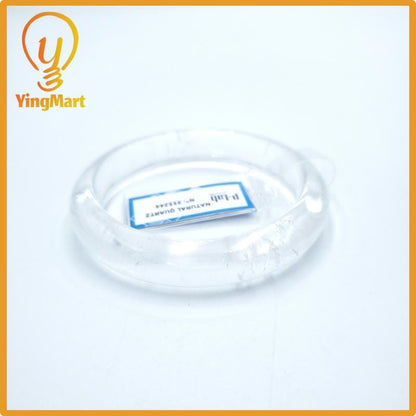 Yingmart  54mm PNJ Certified Natural Color Colorless Natural Crytal Quartz Bangle Bracelet, Real Gemstone, Gift for Her Mom Grandma Sister