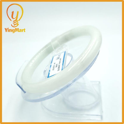 Yingmart  62mm PNJ Certified Natural Color Grey White Natural Jadeite Jade Bangle Bracelet, Real Gemstone, Gift for Her Mom Grandma Sister