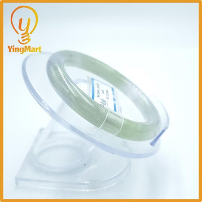 Yingmart  49mm PNJ Certified Natural Color Grey White Natural Jadeite Jade Bangle Bracelet, Real Gemstone, Gift for Her Mom Grandma Sister