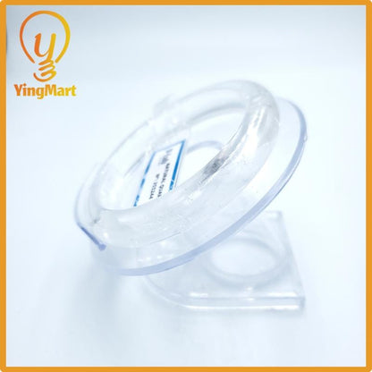 Yingmart  54mm PNJ Certified Natural Color Colorless Natural Crytal Quartz Bangle Bracelet, Real Gemstone, Gift for Her Mom Grandma Sister