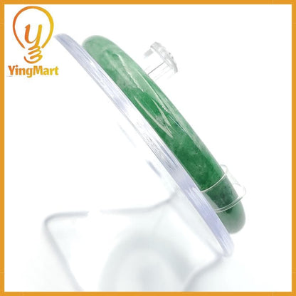 Yingmart 56mm PNJ235891 Certified Natural Green White To Green, Grey Bracelet, Real Gemstone Bracelet, Vintage Jewelry, Gift for her