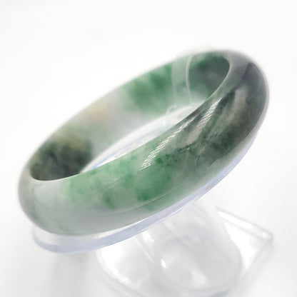 Yingmart 65mm PNJ322313 Certified Natural Green White To Green Bracelet, Real Gemstone Bracelet, Vintage Jewelry, Gift for her