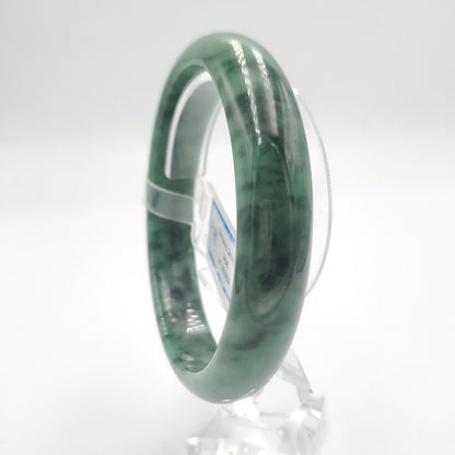 Yingmart 65mm PNJ322318 Certified Natural Green White To Green Bracelet, Real Gemstone Bracelet, Vintage Jewelry, Gift for her