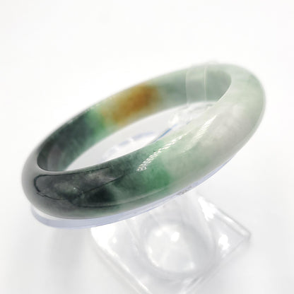 Yingmart 52mm PNJ322312 Certified Natural Green White To Green Bracelet, Real Gemstone Bracelet, Vintage Jewelry, Gift for her