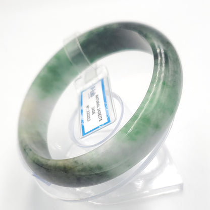 Yingmart 65mm PNJ322313 Certified Natural Green White To Green Bracelet, Real Gemstone Bracelet, Vintage Jewelry, Gift for her
