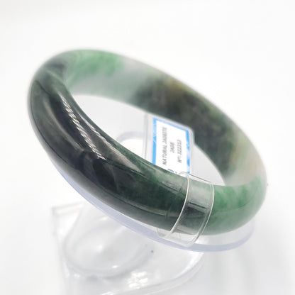Yingmart 65mm PNJ322313 Certified Natural Green White To Green Bracelet, Real Gemstone Bracelet, Vintage Jewelry, Gift for her
