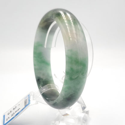 Yingmart 65mm PNJ322313 Certified Natural Green White To Green Bracelet, Real Gemstone Bracelet, Vintage Jewelry, Gift for her