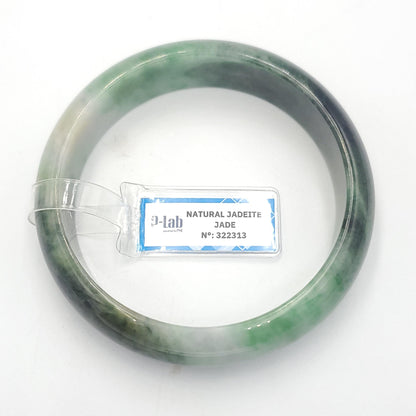 Yingmart 65mm PNJ322313 Certified Natural Green White To Green Bracelet, Real Gemstone Bracelet, Vintage Jewelry, Gift for her