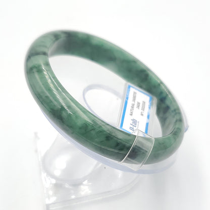 Yingmart 65mm PNJ322318 Certified Natural Green White To Green Bracelet, Real Gemstone Bracelet, Vintage Jewelry, Gift for her