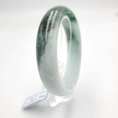 Yingmart 65mm PNJ322324 Certified Natural Green White To Green Bracelet, Real Gemstone Bracelet, Vintage Jewelry, Gift for her
