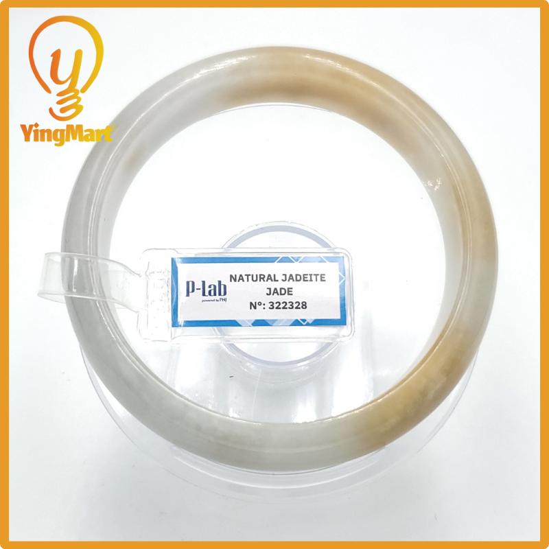 Yingmart 65mm PNJ322328 Certified Natural Green White, Grey White, Orange Yellow Bracelet, Real Gemstone Bracelet, Vintage Jewelry