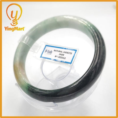 Yingmart 52mm PNJ322312 Certified Natural Green White To Green Bracelet, Real Gemstone Bracelet, Vintage Jewelry, Gift for her