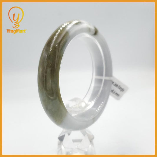 Genuine 56 mm Genuine Jade Bangle White Yellow Brown SH026030700077 YingMart