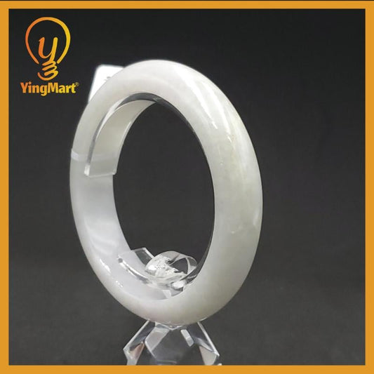 Genuine 56 mm Genuine Jade Bangle White Light Green Purple SH026030700049 YingMart