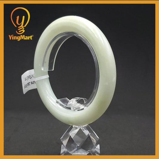 Genuine 55 mm Genuine Jade Bangle White Yellow Green SH026030700030 YingMart