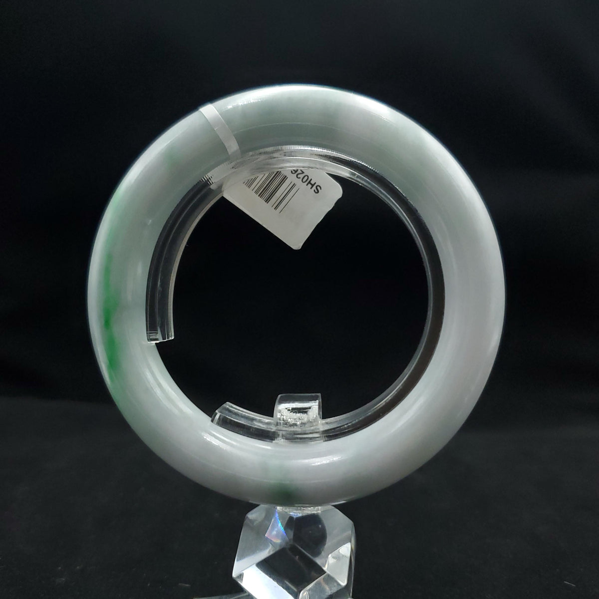 Genuine 51 mm Genuine Jade Bangle White Light Green SH026030700032 YingMart