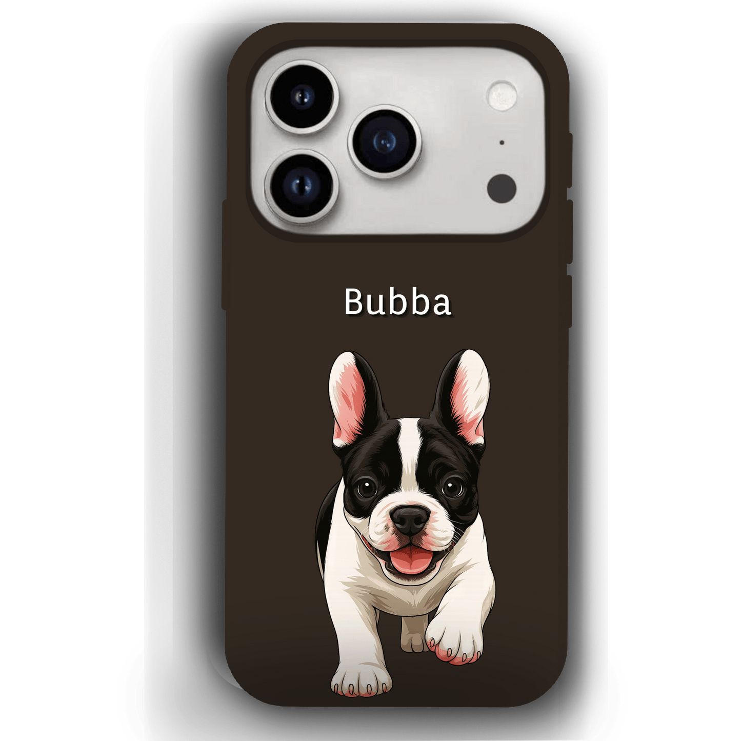 Custom Pet Phone Case for iPhone 17 by YingMart – Personalized Photo Cover with Pet Image & Name, Protective Case for Pet Lovers