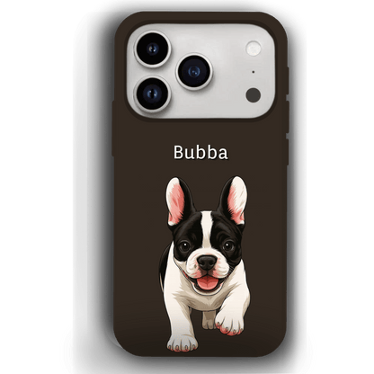 Custom Pet Phone Case for iPhone 17 by YingMart – Personalized Photo Cover with Pet Image & Name, Protective Case for Pet Lovers