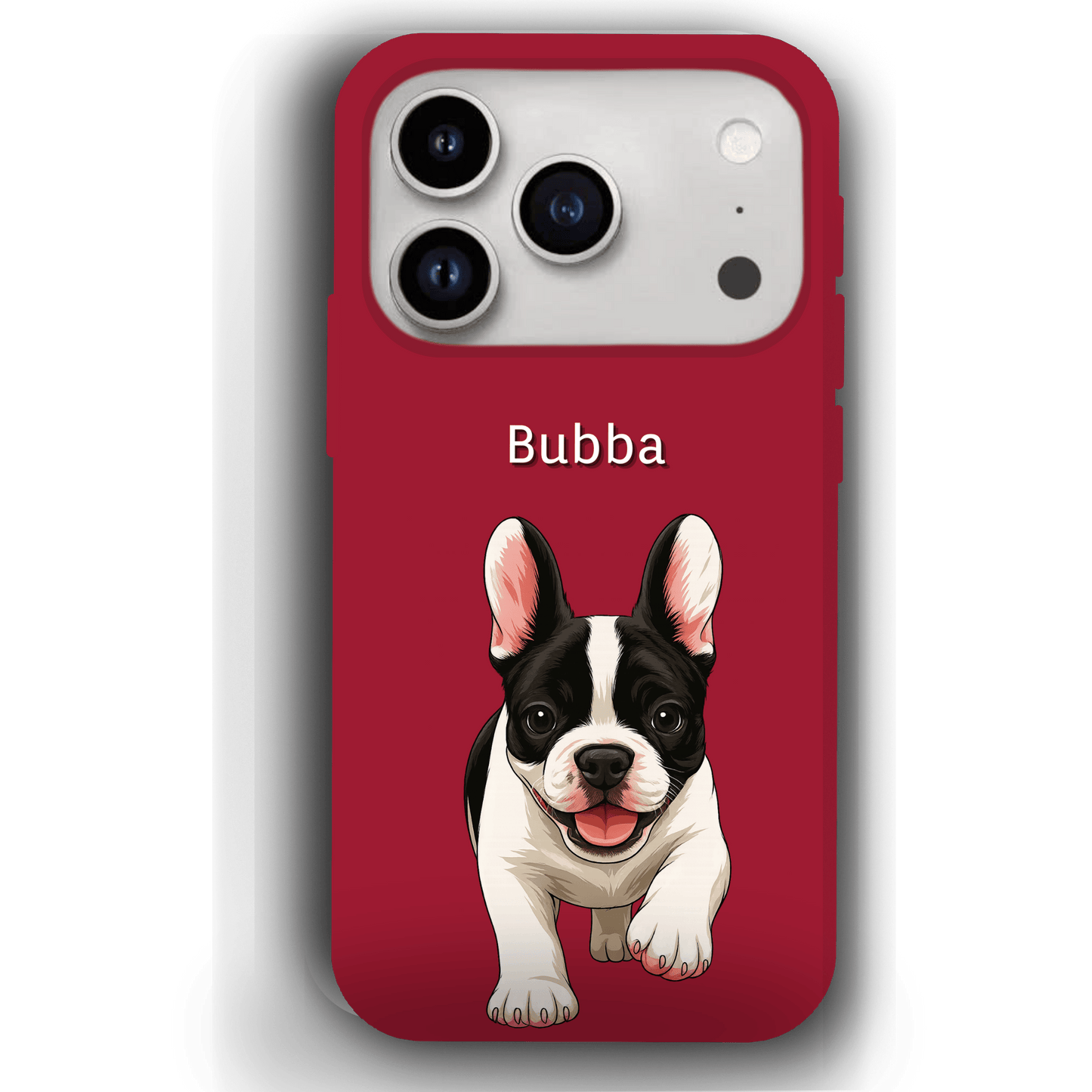 Custom Pet Phone Case for iPhone 17 by YingMart – Personalized Photo Cover with Pet Image & Name, Protective Case for Pet Lovers