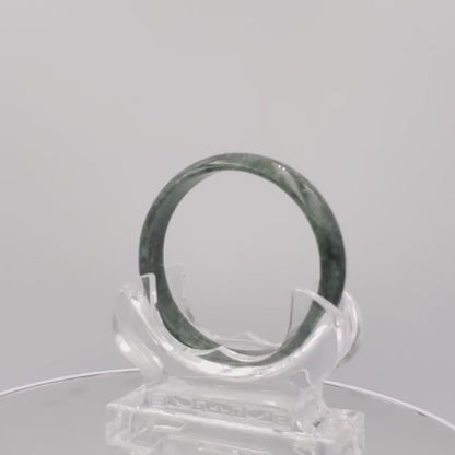 Yingmart 64mm Green Natural Jadeite Jade Bangle Bracelets, Real Gemstone Bracelet, Vintage Jewelry