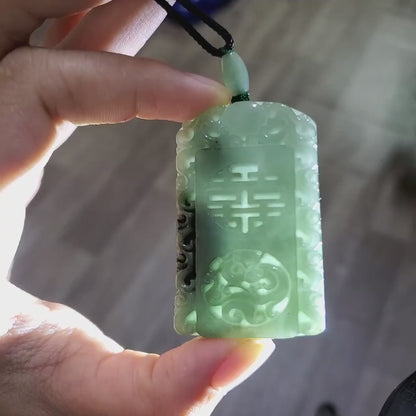 Yingmart Good Price 100% Natural Jadeite Pendant Genuine Jadeite Real Jade Type A Grade A Hand Carved