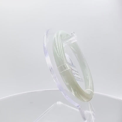 Yingmart 55mm Genuine Burmese Jade A Light Jaideite Bangle Bracelet, Vintage Jewelry, Accessories