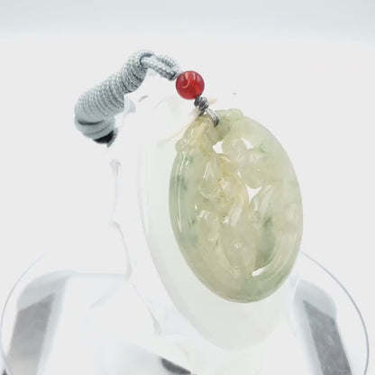 Natural Burmese Jadeite A Jade Pendant Horse Grade A Jadeite Hand Carved Protection, Good Luck